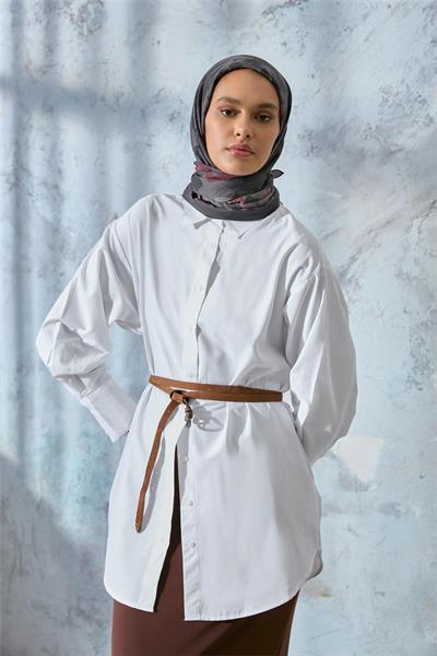 Viskon Velora Karışımlı Eşarp Grafit Gri-Füme Tonlu Desenli Tok Duruşlu 90x90