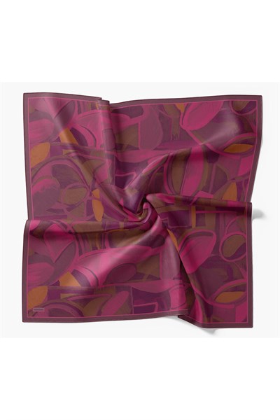 Velora Eşarp Abstract Mor