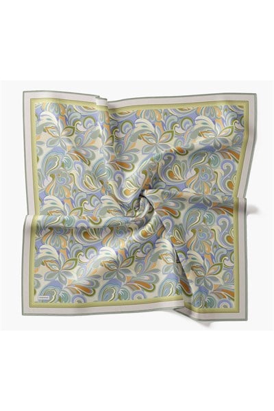 Velora Eşarp Aura Floral Mor