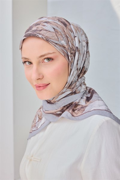 Velora Eşarp Fleur Vizon