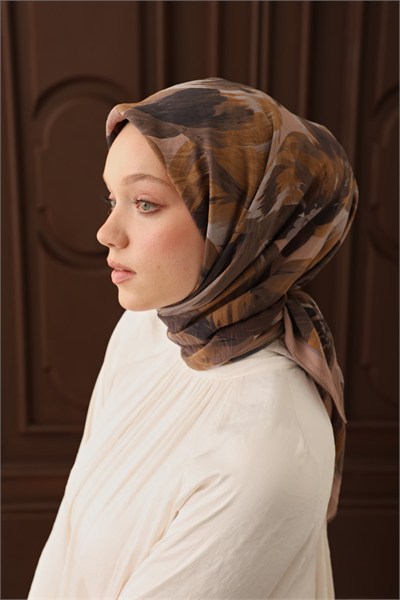 Velora Eşarp Flower Vizon