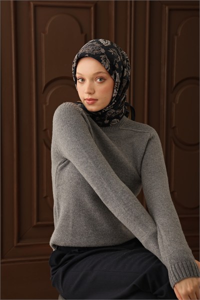 Velora Eşarp Shawl Pattern Siyah