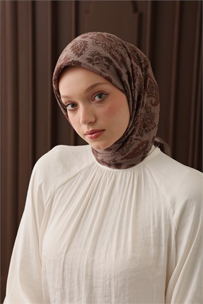 Velora Eşarp Shawl Pattern Vizon