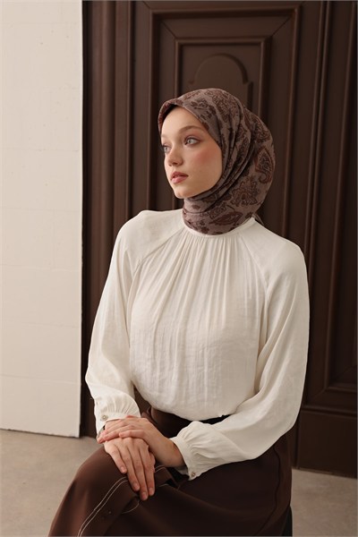 Velora Eşarp Shawl Pattern Vizon
