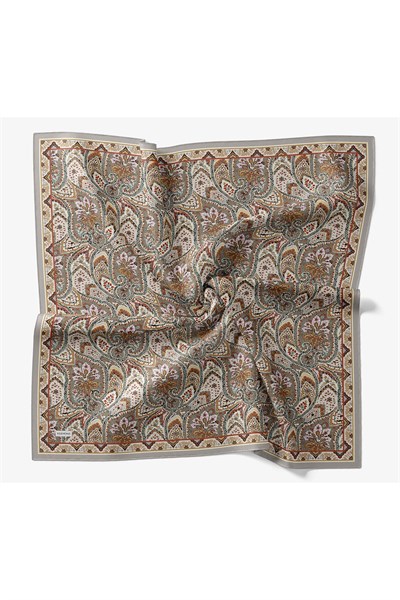 Velora Eşarp Vintage Paisley Kiremit