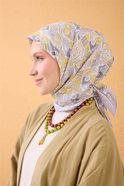 Velora Eşarp Vintage Paisley Lila