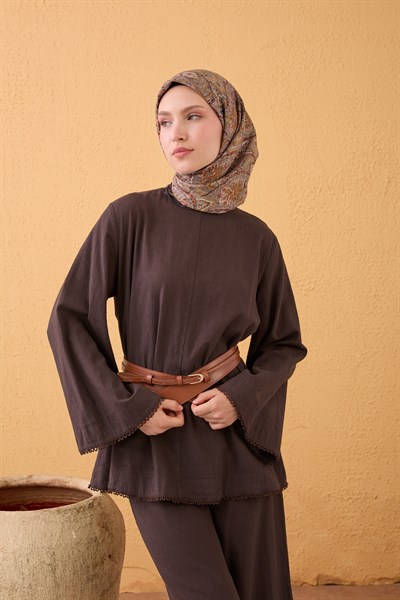 Velora Eşarp Vintage Paisley Yeşil Vizon