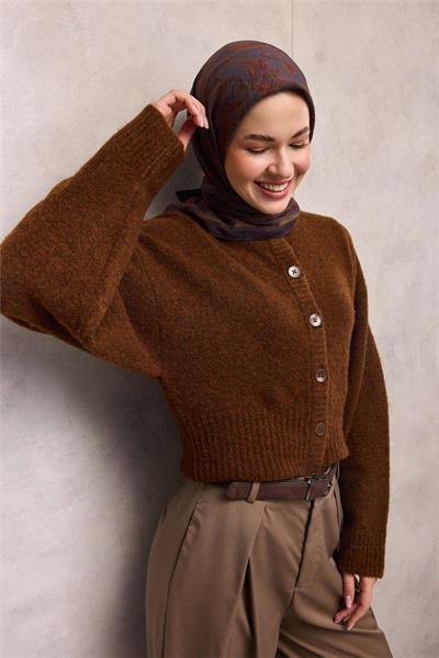 Viskon Velora Eşarp Dumanlı Mor Tonlu Barok Floral Desenli Tok Duruşlu 90x90