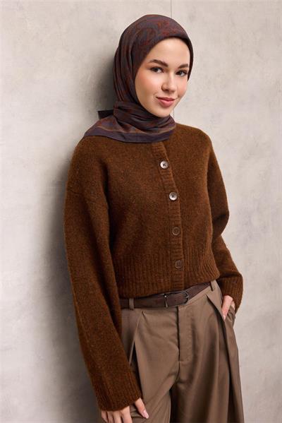 Viskon Velora Eşarp Dumanlı Mor Tonlu Barok Floral Desenli Tok Duruşlu 90x90