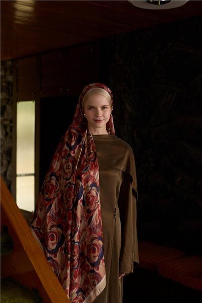 Winter Bloom Collection Hint İpek Şal 5014-10030