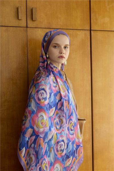 Winter Bloom Collection Hint İpek Şal 5014-10015