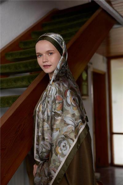 Winter Bloom Collection Hint İpek Şal 5014-10004