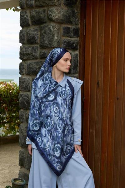 Winter Bloom Collection Hint İpek Şal 5014-10009