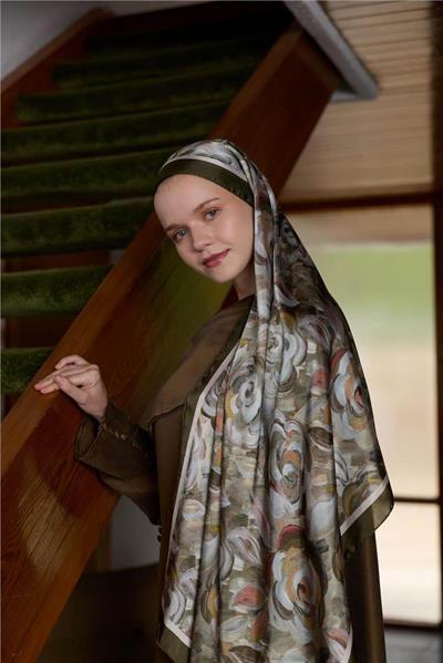 Winter Bloom Collection Hint İpek Şal 5014-10004