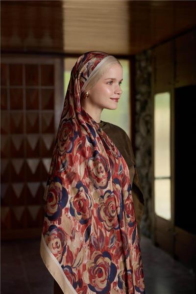 Winter Bloom Collection Hint İpek Şal 5014-10030