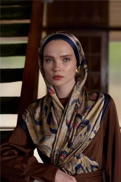 Winter Bloom Collection Hint İpek Şal 5014-10029