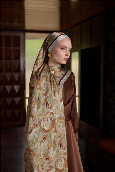 Winter Bloom Collection Hint İpek Şal 5014-10044