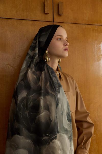 Winter Bloom Soft Şal 3068-10097