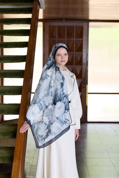 Winter Bloom Soft Şal 3069
