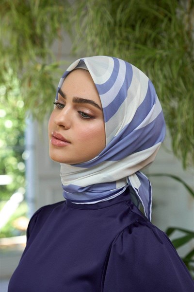 Yaz Işıltısı Koleksiyonu Soft Eşarp Gri Krem 1183-15