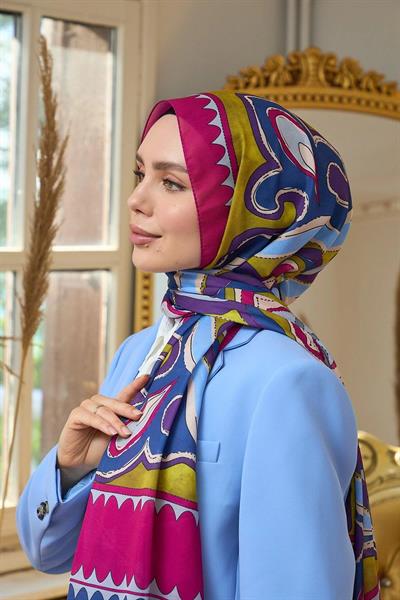 Yaz Işıltısı Koleksiyonu Soft Şal Gece Mavi Altuni 3045-02