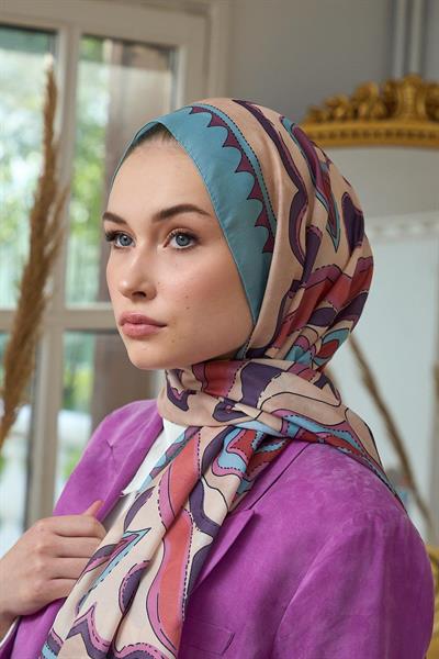 Yaz Işıltısı Koleksiyonu Soft Şal Mavi Menekşe 3045-05