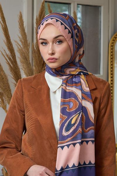 Yaz Işıltısı Koleksiyonu Soft Şal Mor Pembe 3045-12