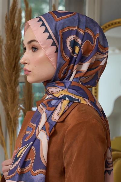 Yaz Işıltısı Koleksiyonu Soft Şal Mor Pembe 3045-12