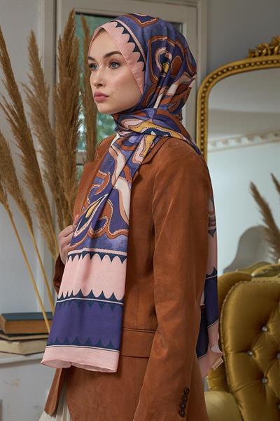 Yaz Işıltısı Koleksiyonu Soft Şal Mor Pembe 3045-12