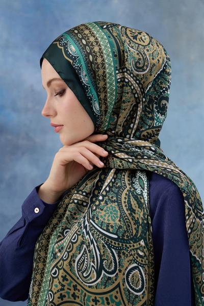 Zümrüt Hint Vual Şal -  5005-07