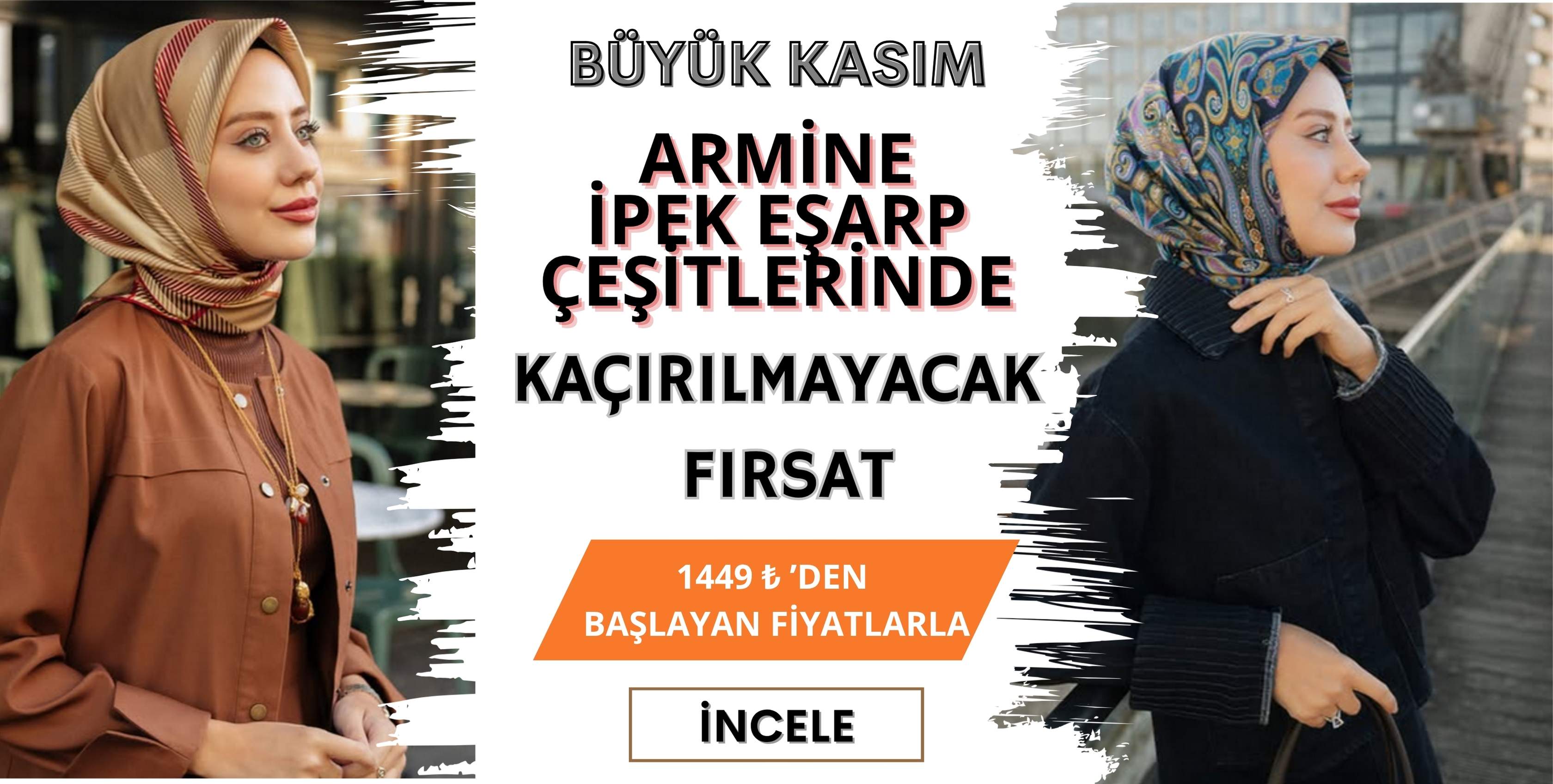 Armine İpek Eşarp İndirim