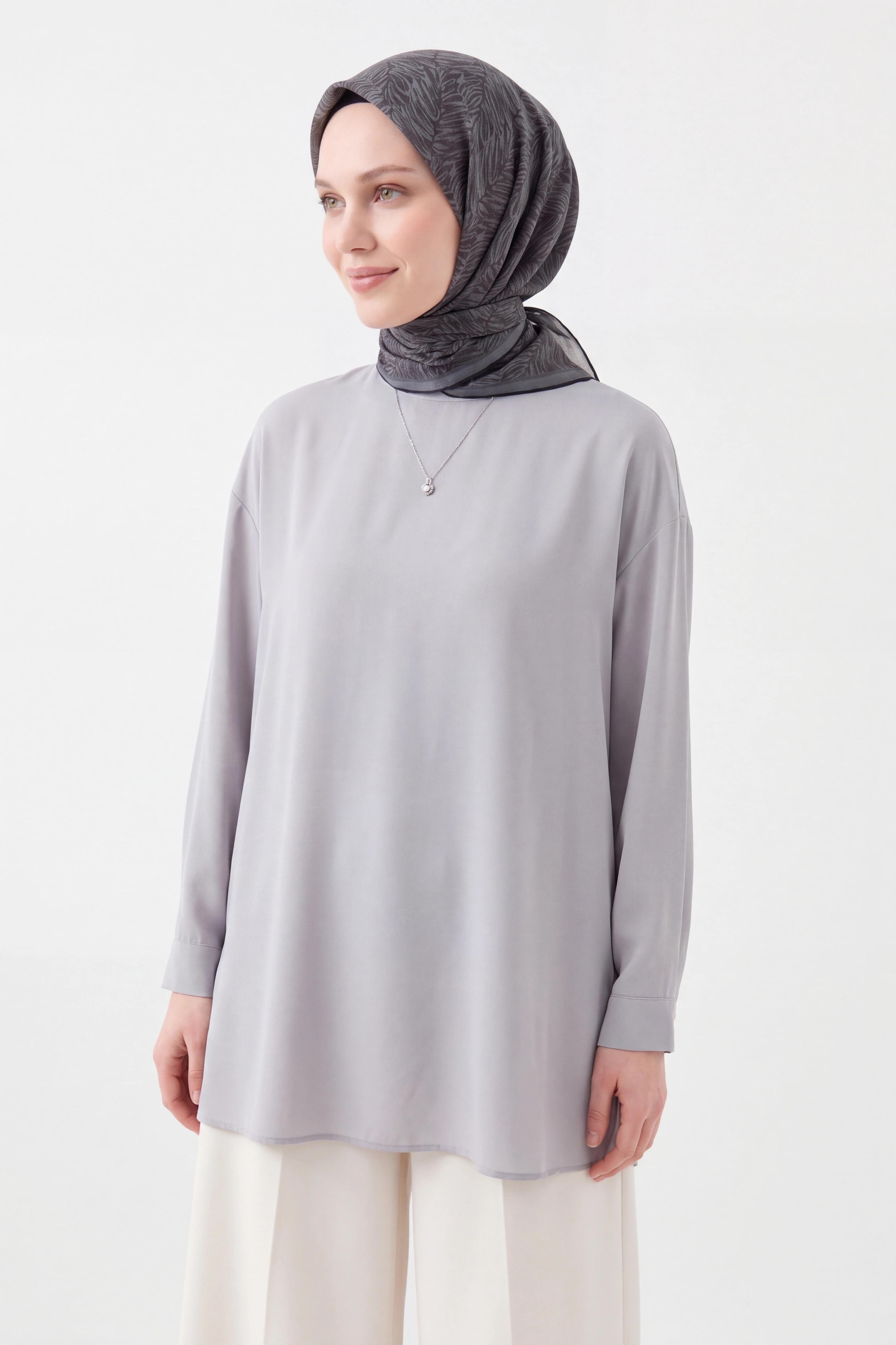 73169-02Soft Eşarp Petra Siyah