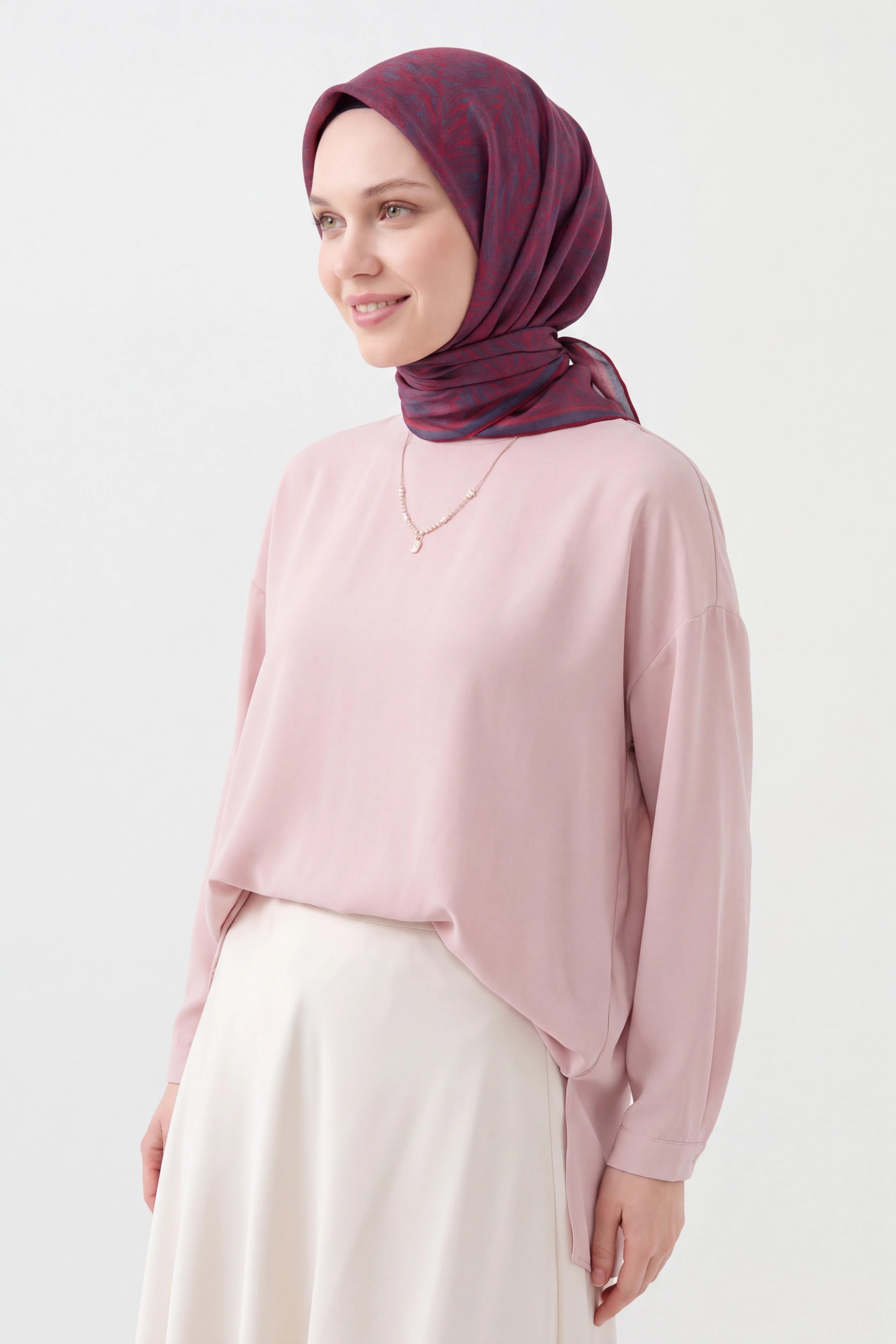 73169-18Soft Eşarp Petra Fuşya