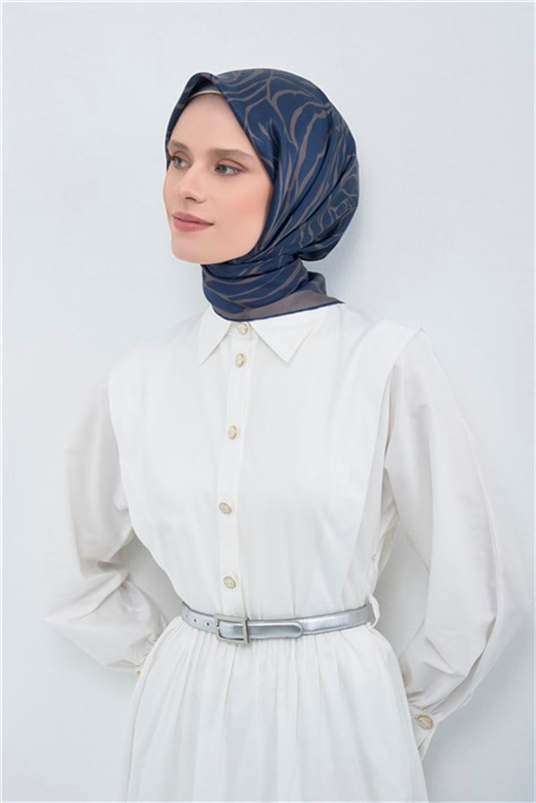 Armine  Saf İpek Twill Eşarp 9511D 12