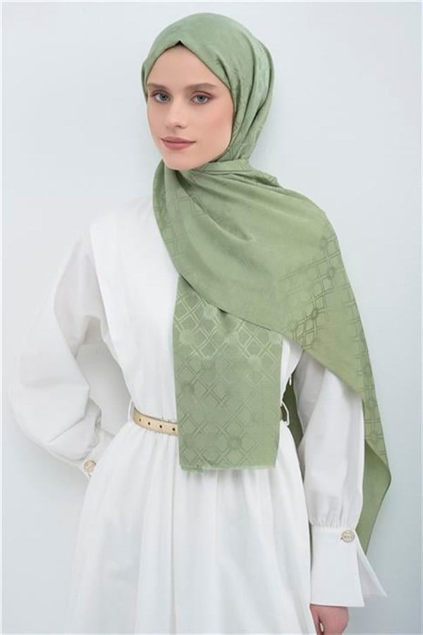 Armine Damla Desen Bambu Cotton Şal 48