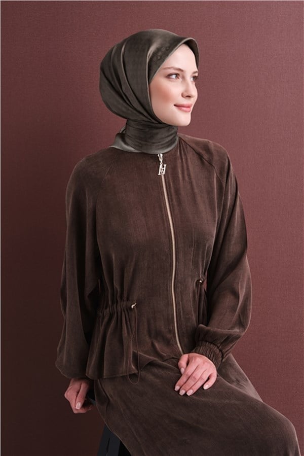 Armine Jakarlı İpek Eşarp 9647D 89