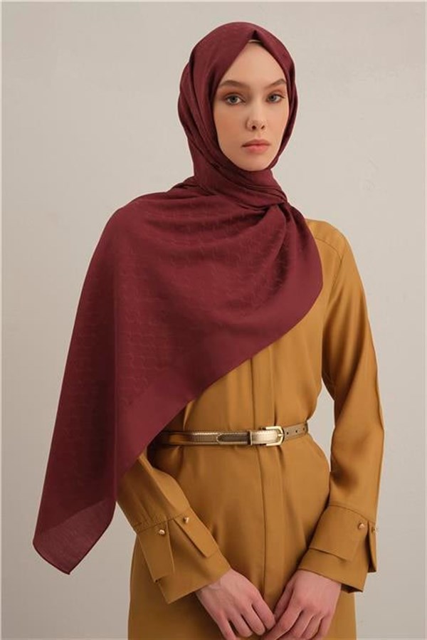 Armine Link Desen Bambu Cotton Şal 32