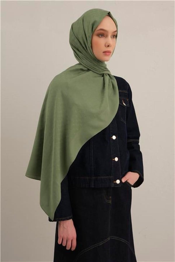 Armine Link Desen Bambu Cotton Şal 48