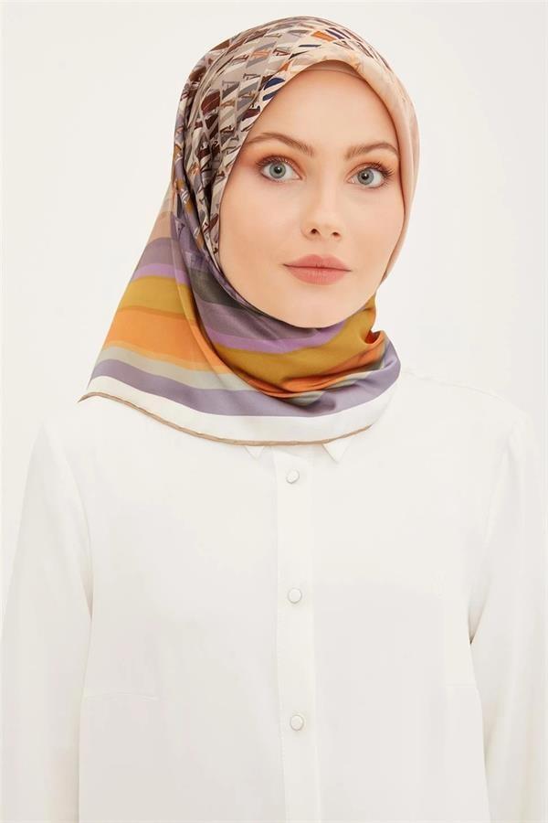 Armine Nostalji Serisi Sura İpek Eşarp 8934-31