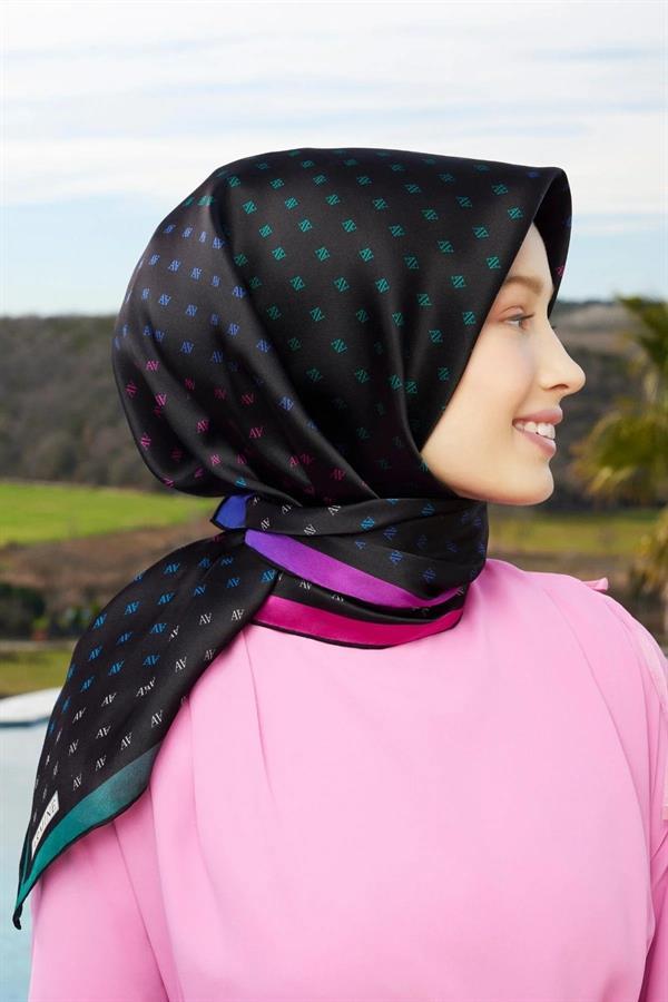 Armine Nostalji Serisi Twill İpek  Eşarp 8936D-53