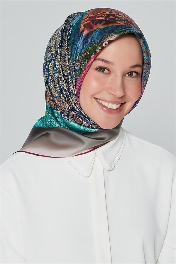 Armine Nostalji Serisi Twill İpek Eşarp 7639-11NT