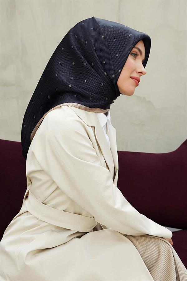 Armine Nostalji Serisi Twill İpek Eşarp 8259D-09
