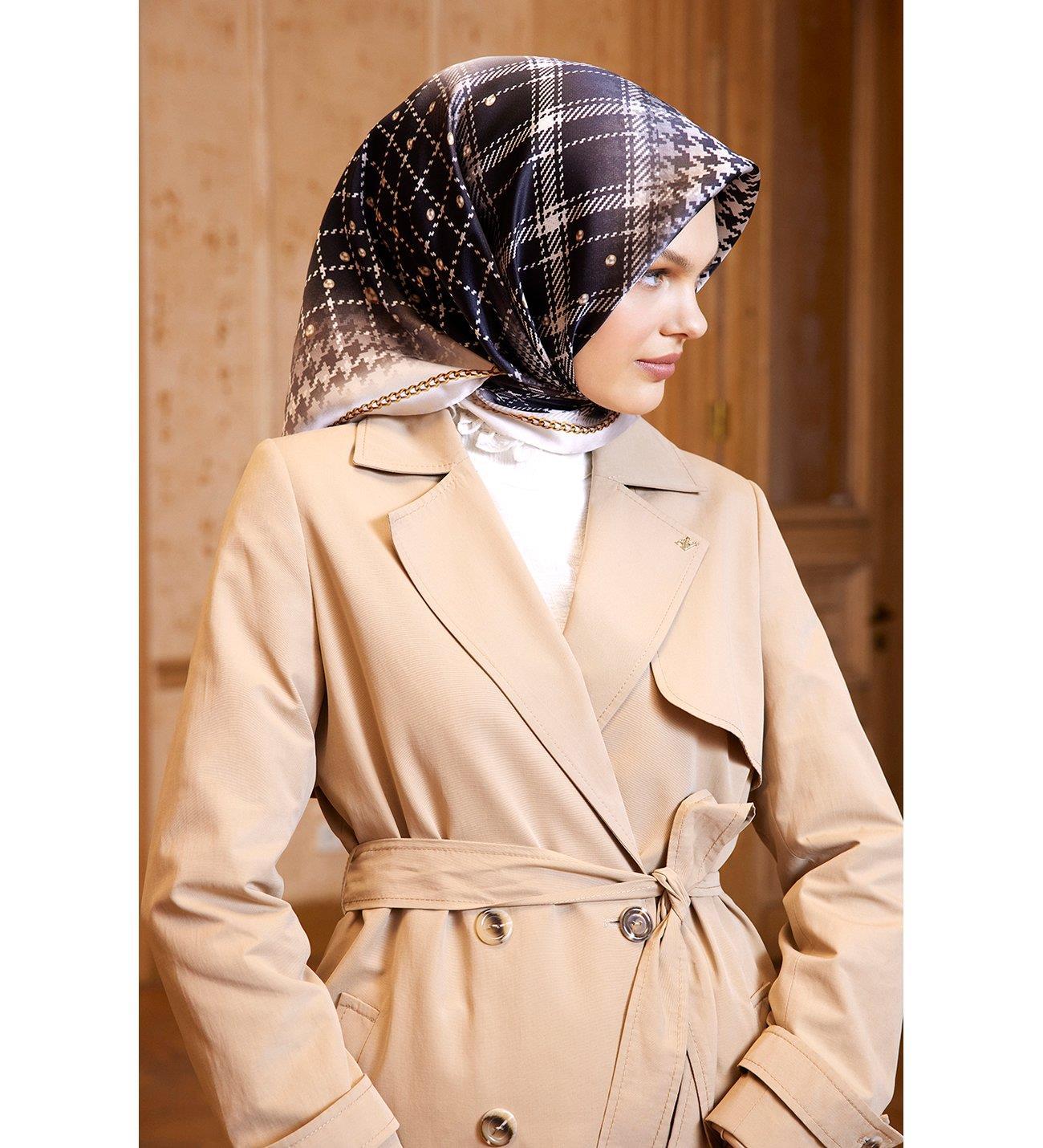 Armine Nostalji Serisi Twill İpek Eşarp 8612D-04