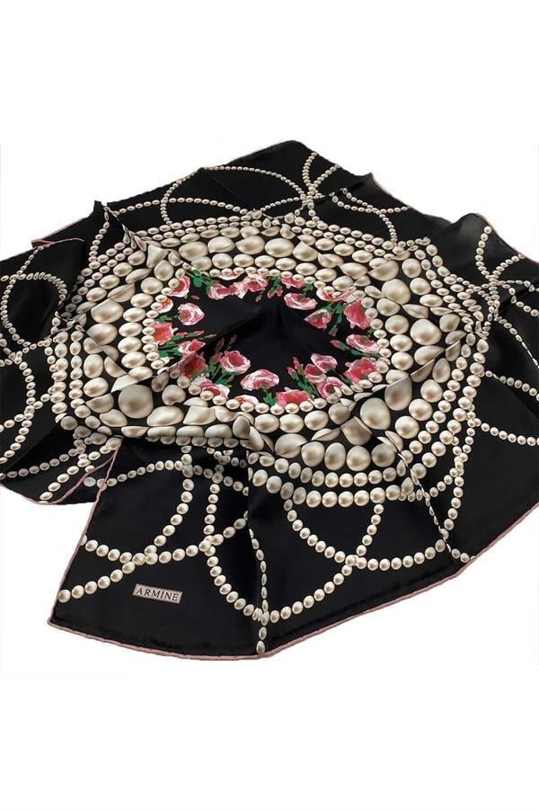 Armine Nostalji Serisi Twill İpek Eşarp 3885-03NT