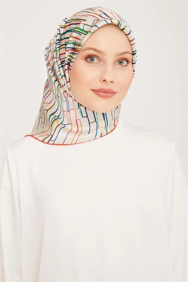 Armine Nostalji Serisi Twill İpek Eşarp 9027-32NT