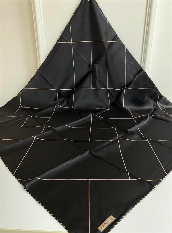 Armine Özel Nostalji Serisi Twill İpek Eşarp 8655D-01