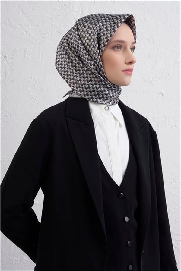 Armine Saf İpek Sura Eşarp 9417D 02