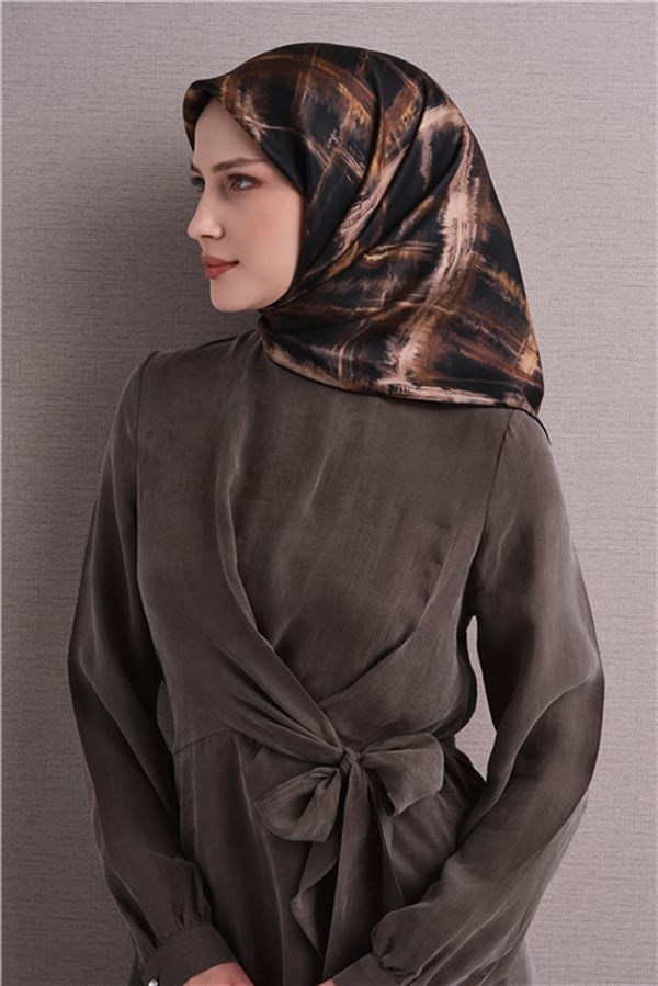 Armine Saf İpek Twill Eşarp 9602D 03