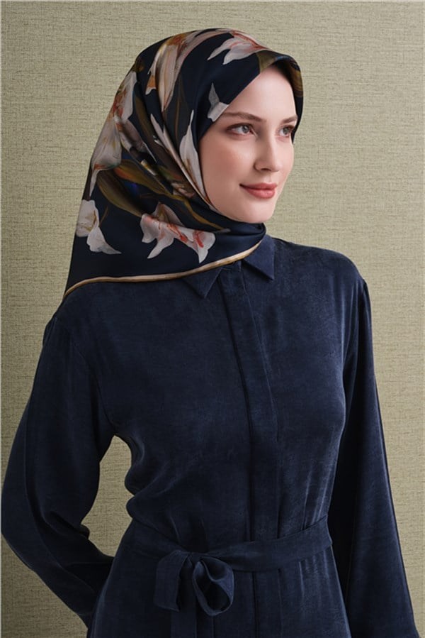 Armine Saf İpek Twill Eşarp 9620D 04