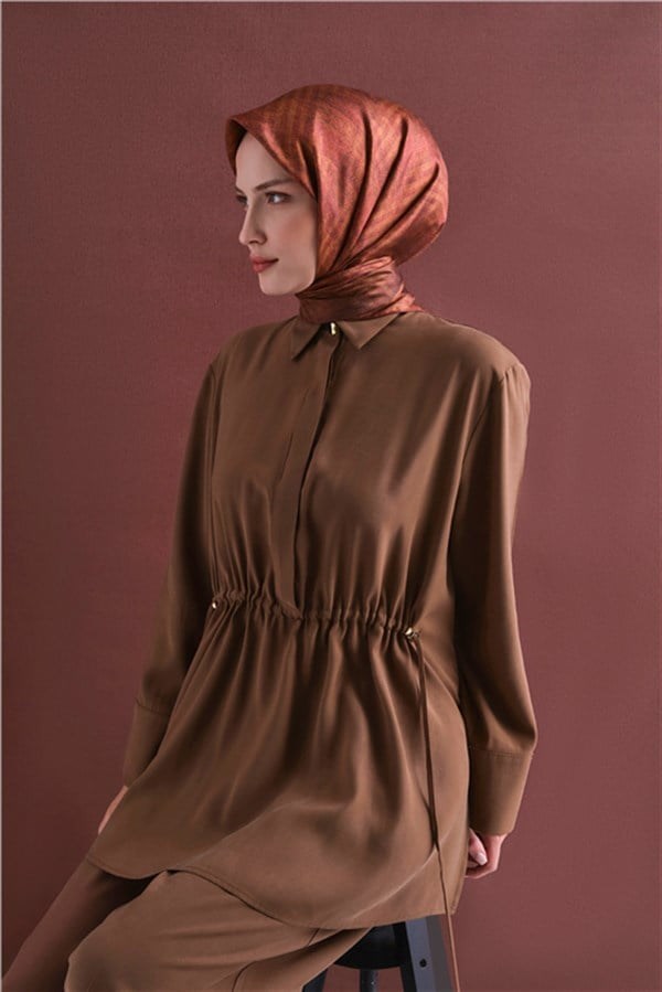 Armine Saf İpek Twill Eşarp 9628D 02